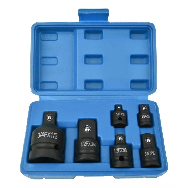 KUANGYE - 1/2, 1/4, 3/4,3/8 Pulgadas. Dados Impact Gun, Paquete De 6