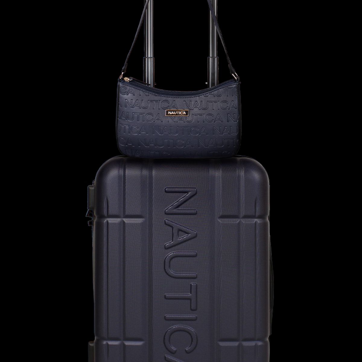 NAUTICA - Pack Nautica Maleta cabina Amsterdam 10kg + Cartera Delray azul