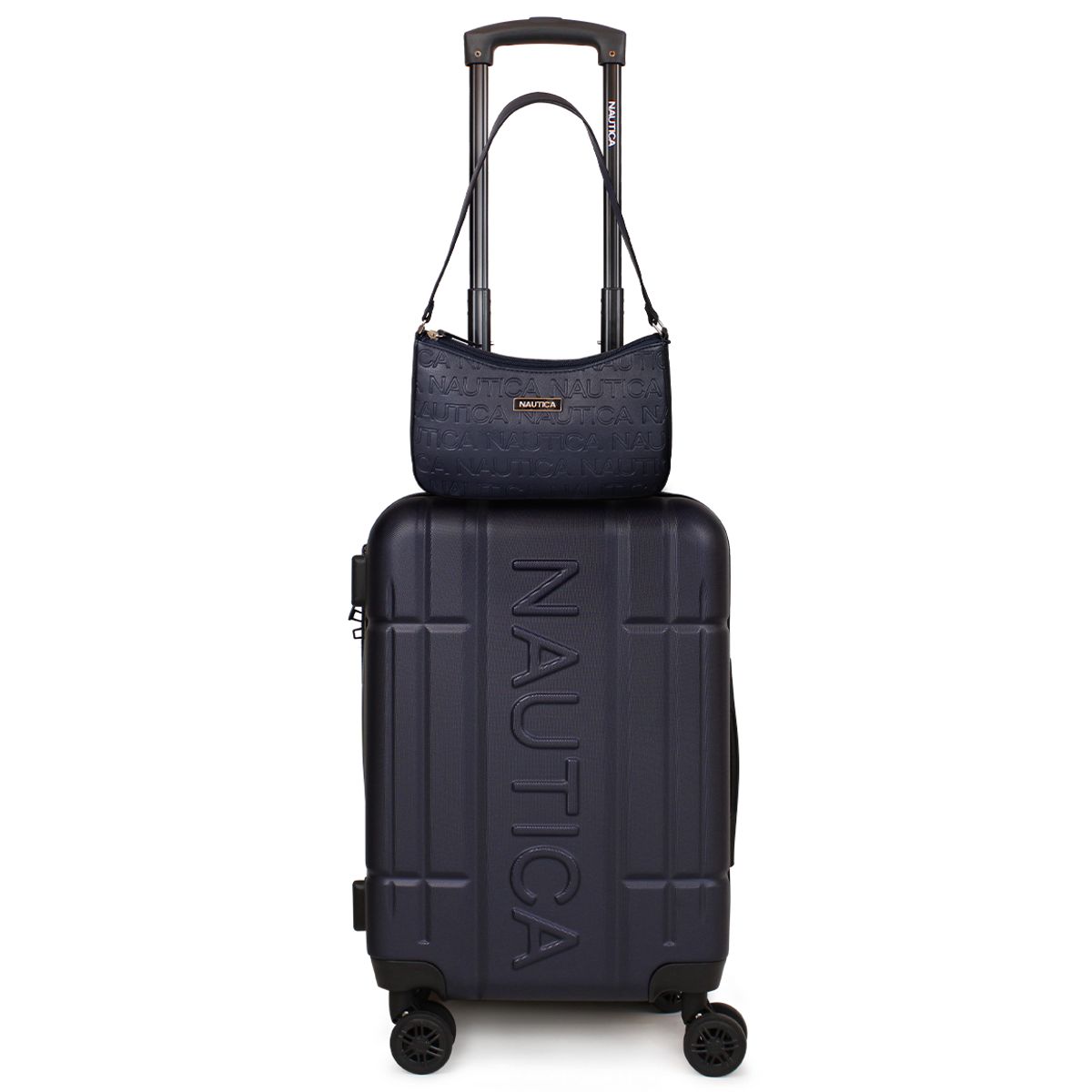 NAUTICA - Pack Nautica Maleta cabina Amsterdam 10kg + Cartera Delray azul