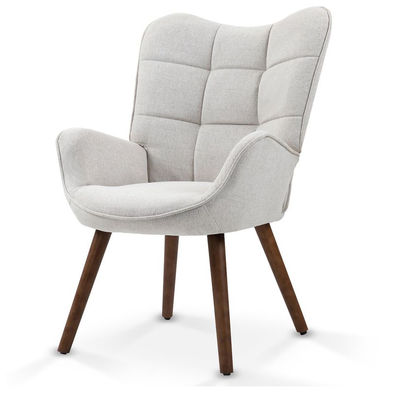 NOVAHUS - Sitial New Kas Acolchado Con Apoyabrazos Beige