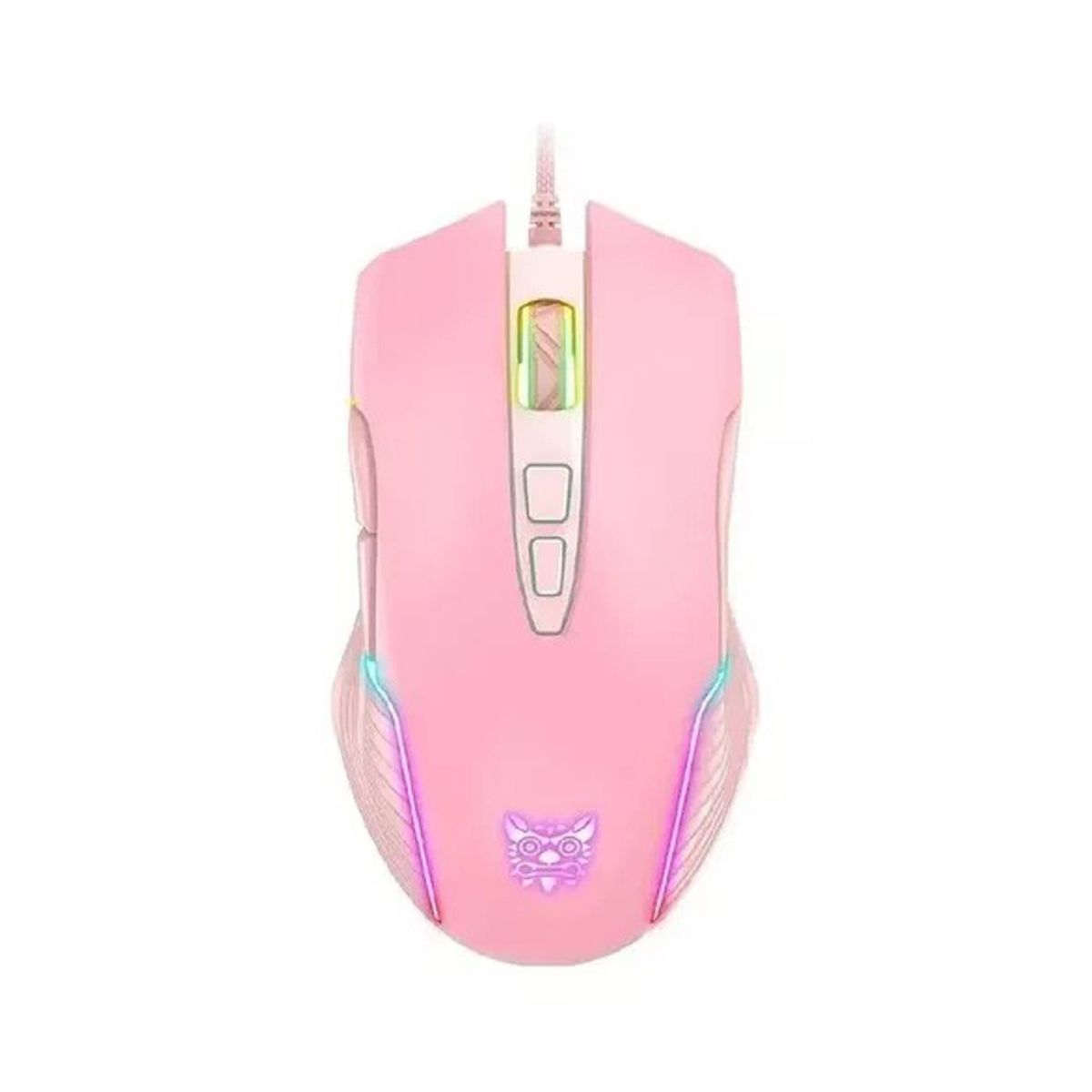 ONIKUMA - Kit Gamer Rosa Teclado Membrana G25 Y Mouse Cw905 Onikuma