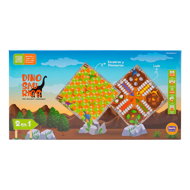 DACTIC - Juego Dinosaurios 2 en 1 - Dactic