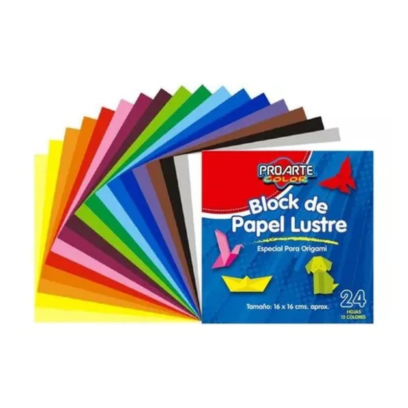 PROARTE - Block Papel Origami 16x16 Cms Proarte