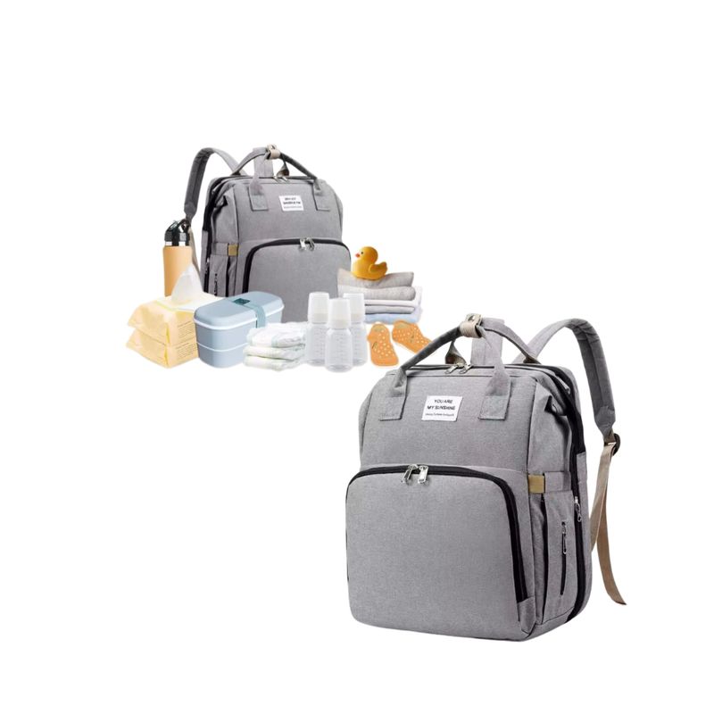 GENERICO - Bolsa Mochila Plegable Para Pañales Cama De Bebé