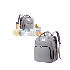 GENERICO - Bolsa Mochila Plegable Para Pañales Cama De Bebé