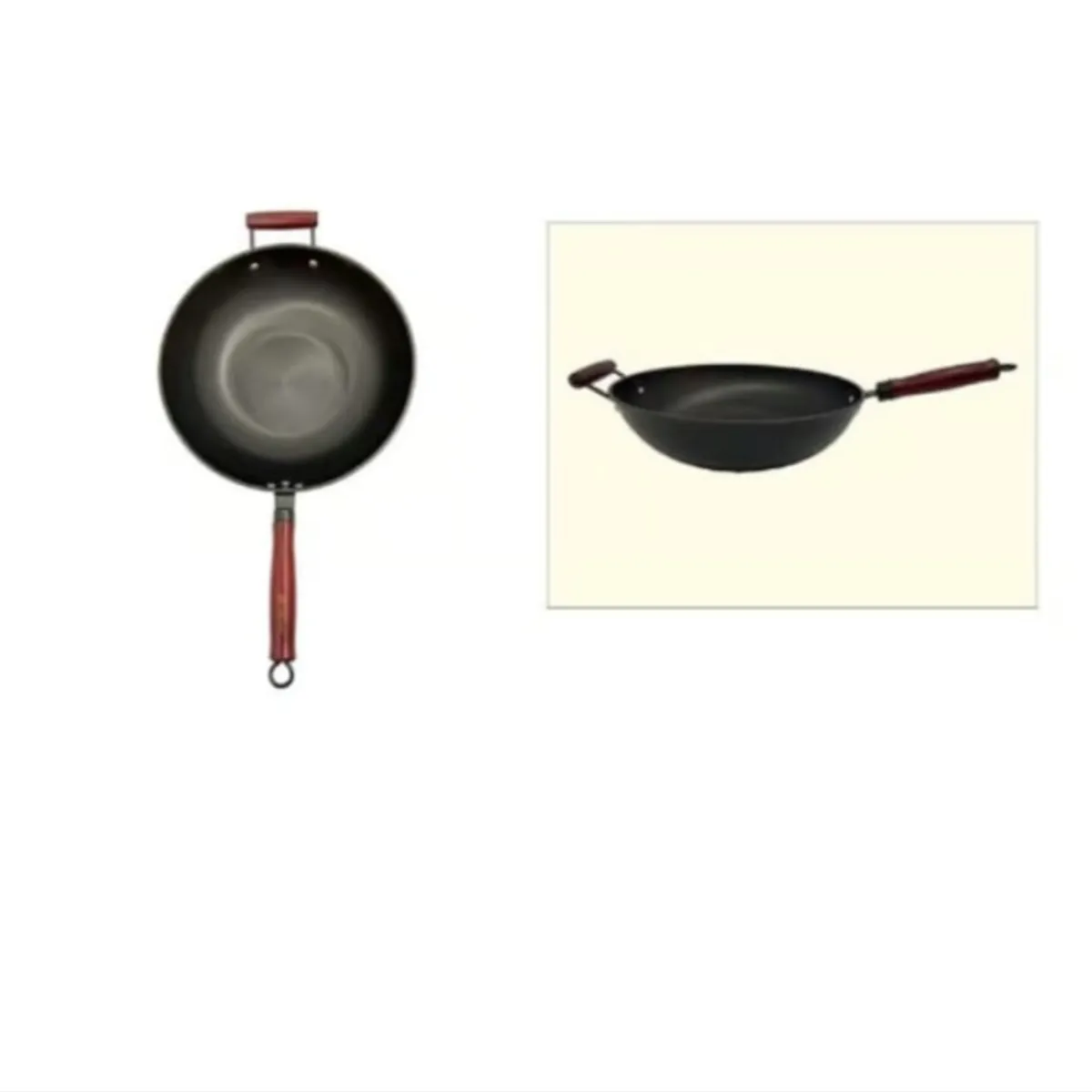 GENERICO - Sarten De Cocina 35Cm Mango De Madera