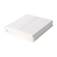 SABANA 144 HILOS BRODERIE BLANCO 1.5 PLAZA