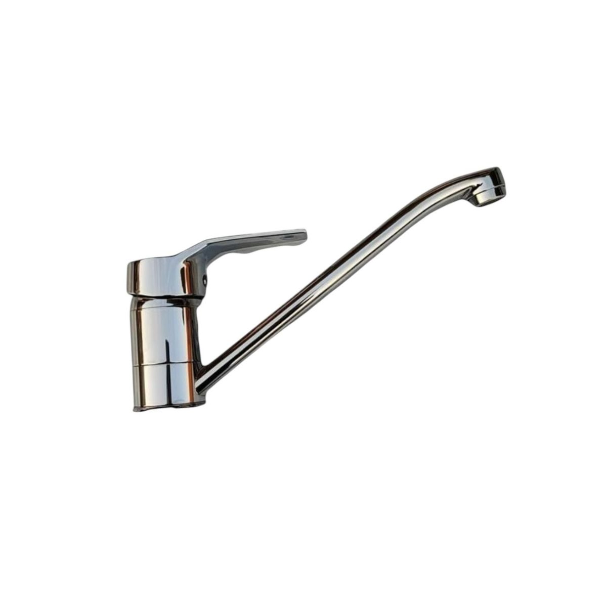 ALDAY - Grifo Monomando Cuello Largo  para Baño Ares  en Acero Inoxidable