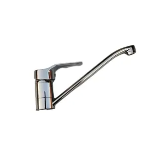 ALDAY - Grifo Monomando Cuello Largo para Baño Ares en Acero Inoxidable