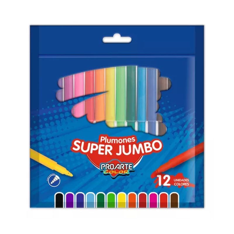 PROARTE - Marcador Jumbo Proarte 12 Colores