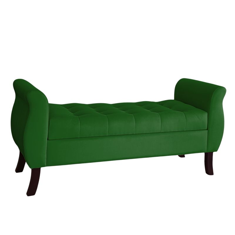 GENERICO - Banqueta Baúl Atenas Color Verde