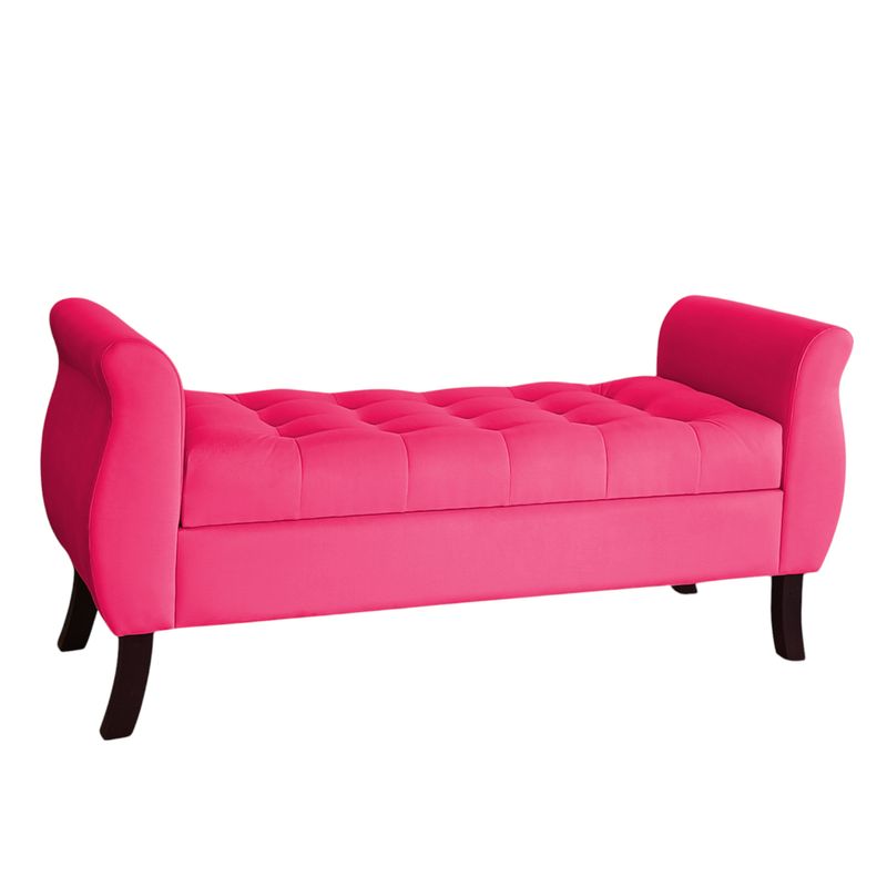 GENERICO - Banqueta Baúl Atenas Color Fucsia