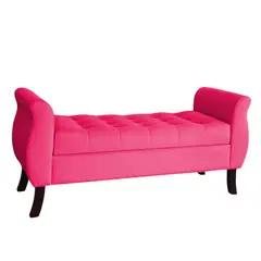GENERICO - Banqueta Baúl Atenas Color Fucsia