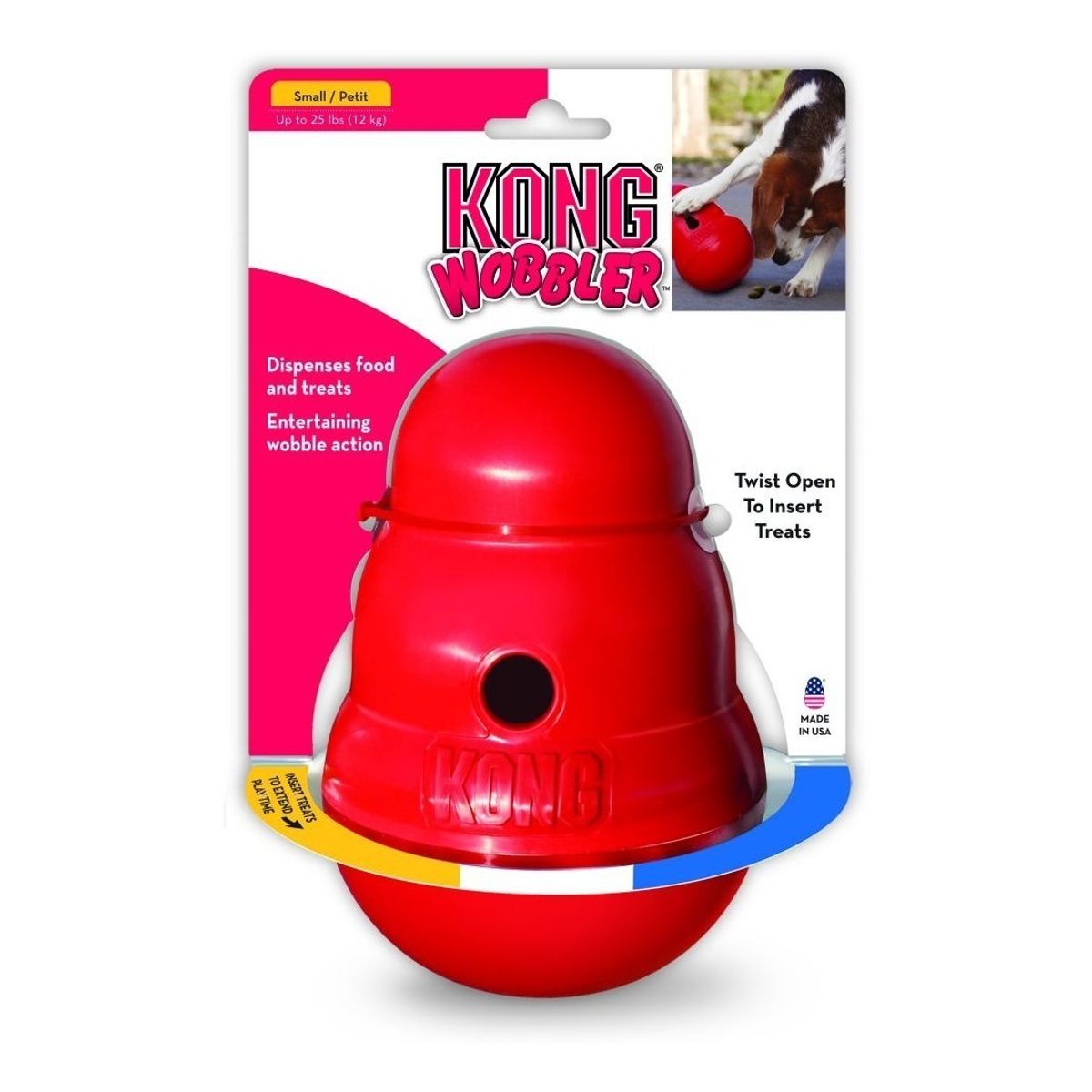 GENERICO - Kong Wobbler Color Rojo S