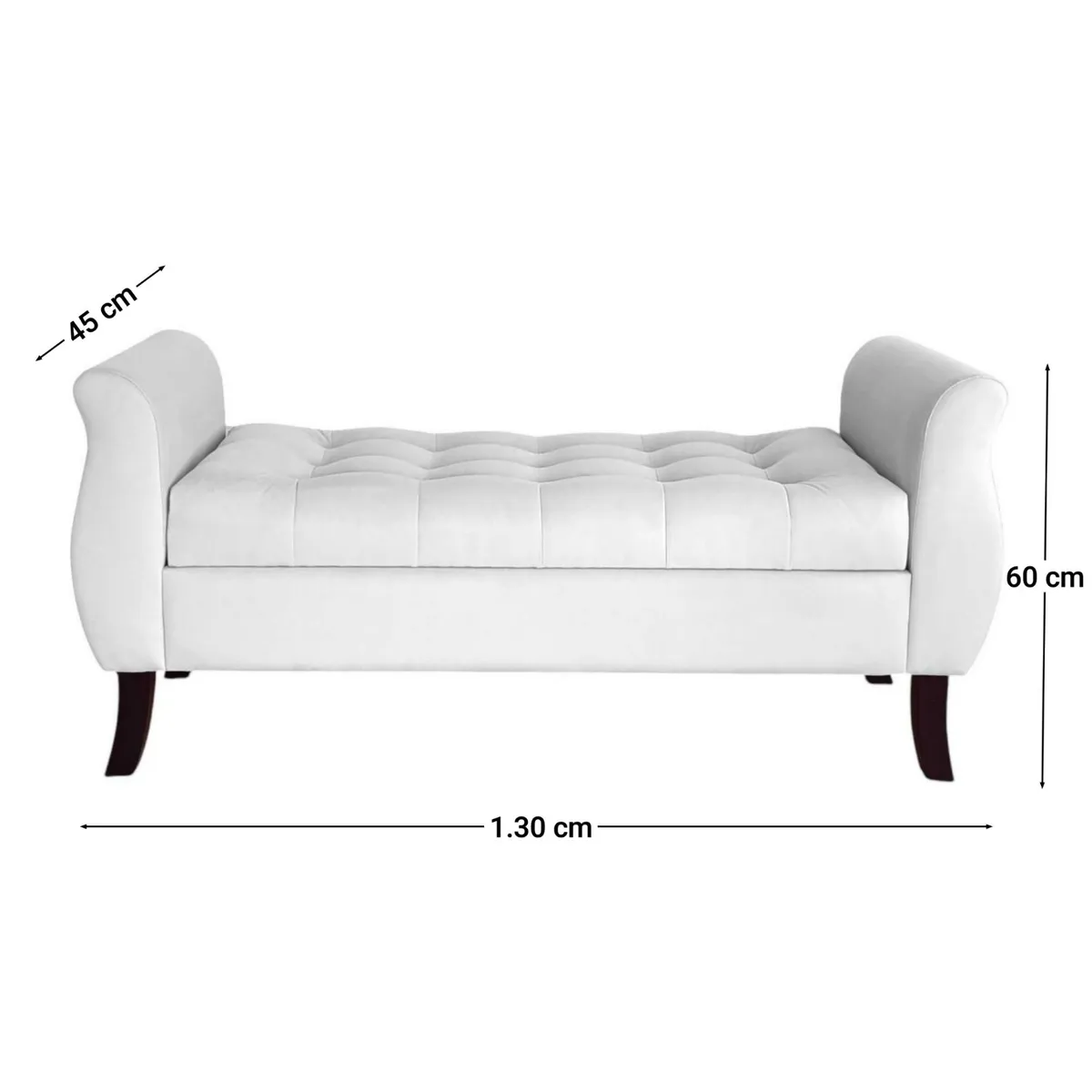 GENERICO - Banqueta Baúl Atenas Color Turquesa