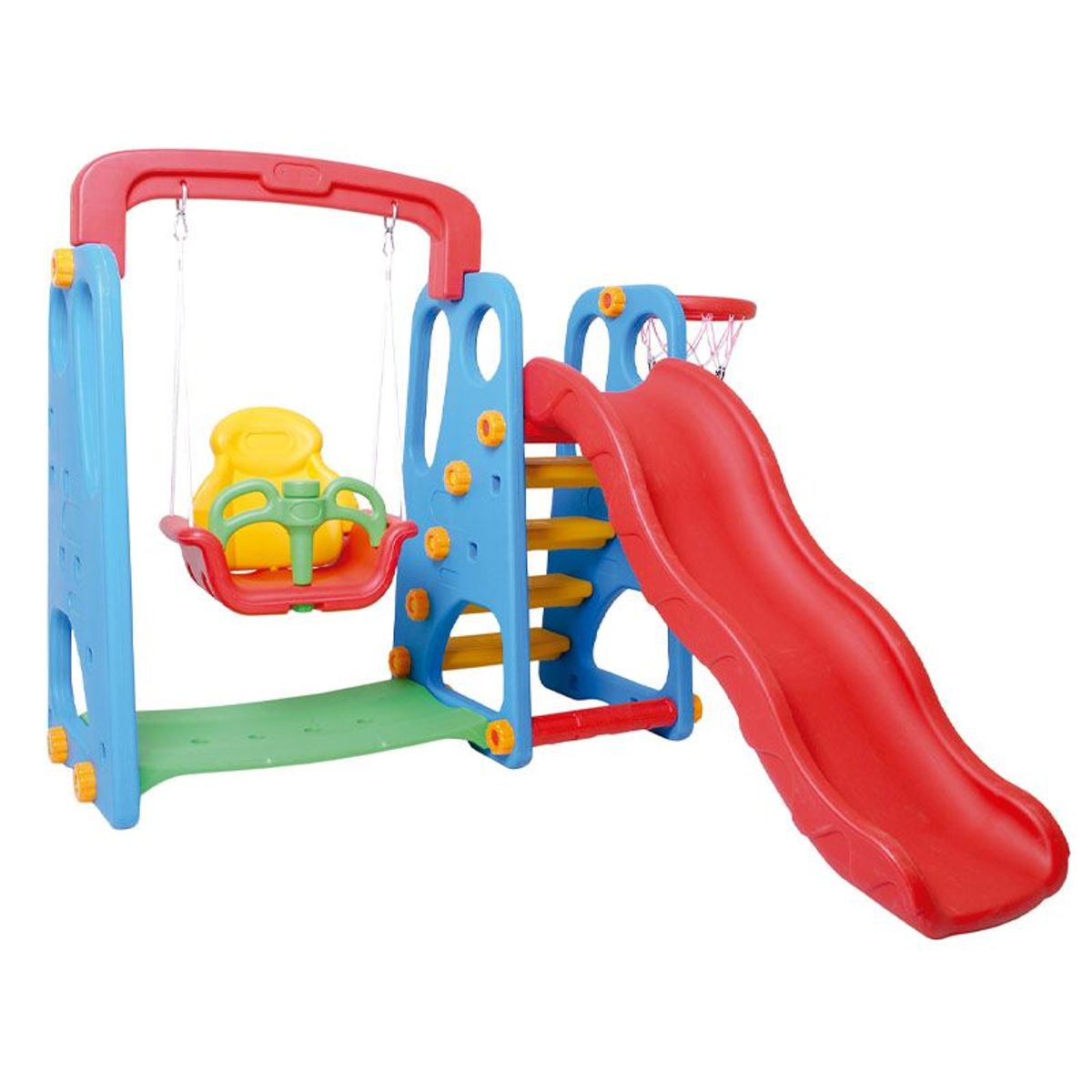 DACTIC - Resbalín y Columpio con Aro de Plástico