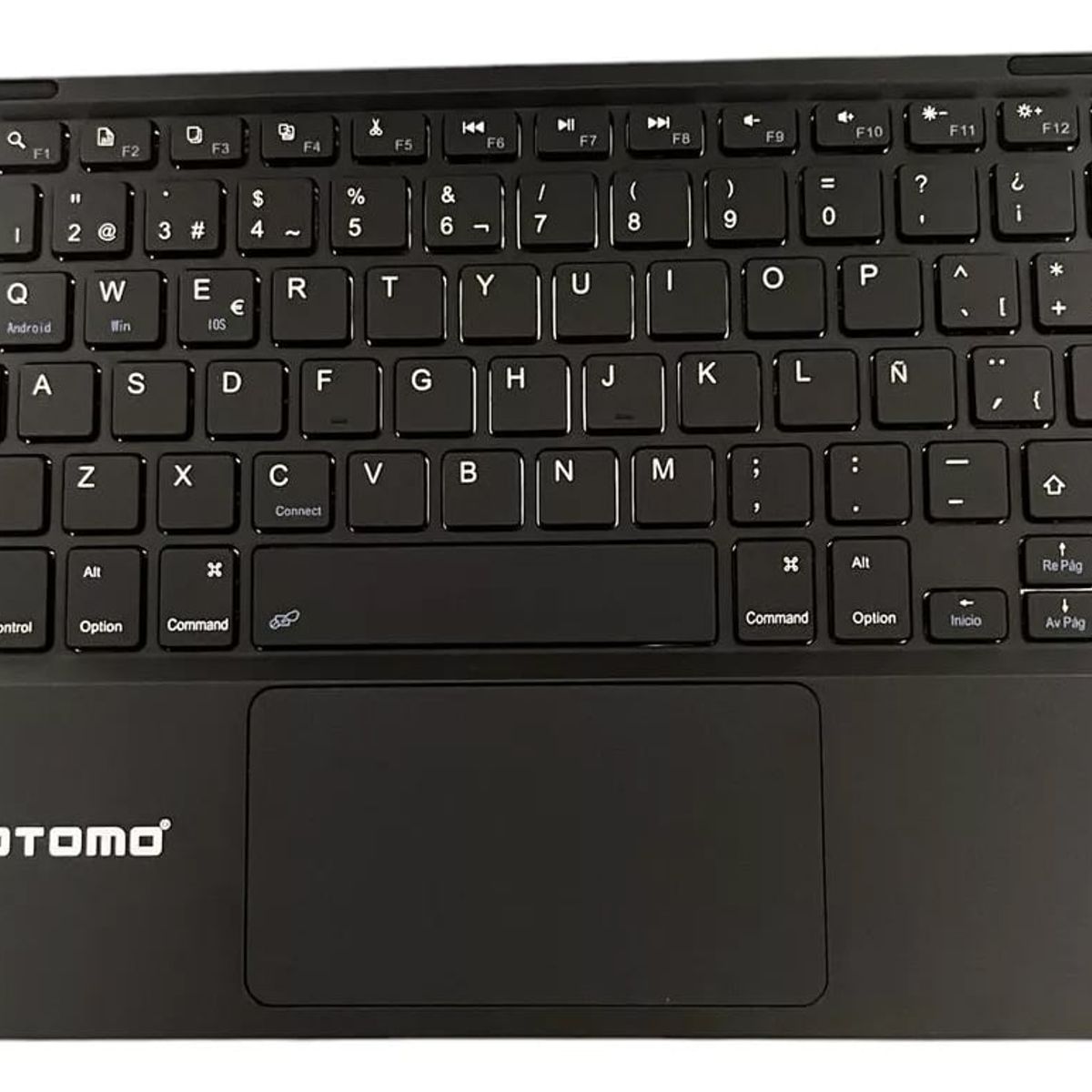 MOTOMO - Teclado Motomo Inalambrico BD-136A BT Negro COTECL03