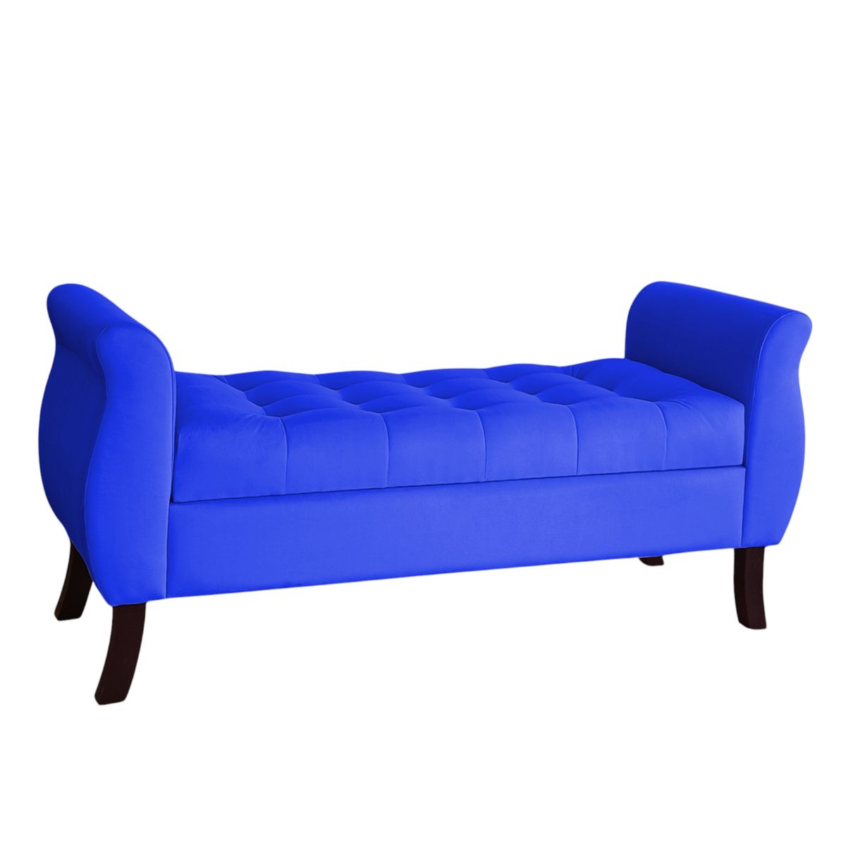 GENERICO - Banqueta Baúl Atenas Color Azul Rey