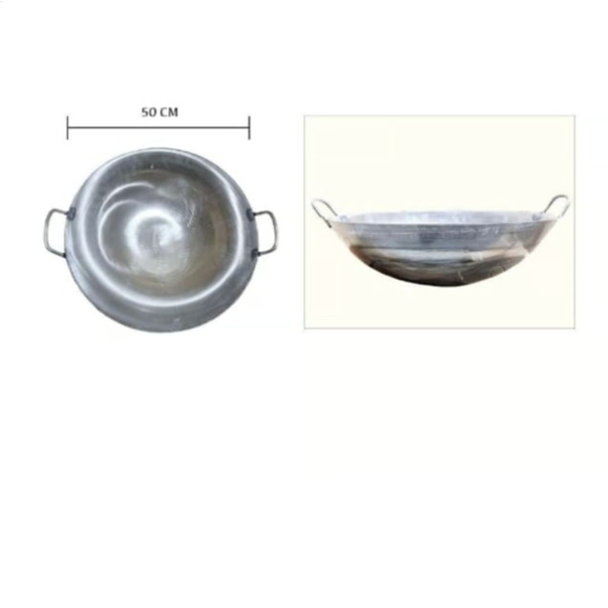 GENERICO - Paila Aluminio Para Cocina 50Cm