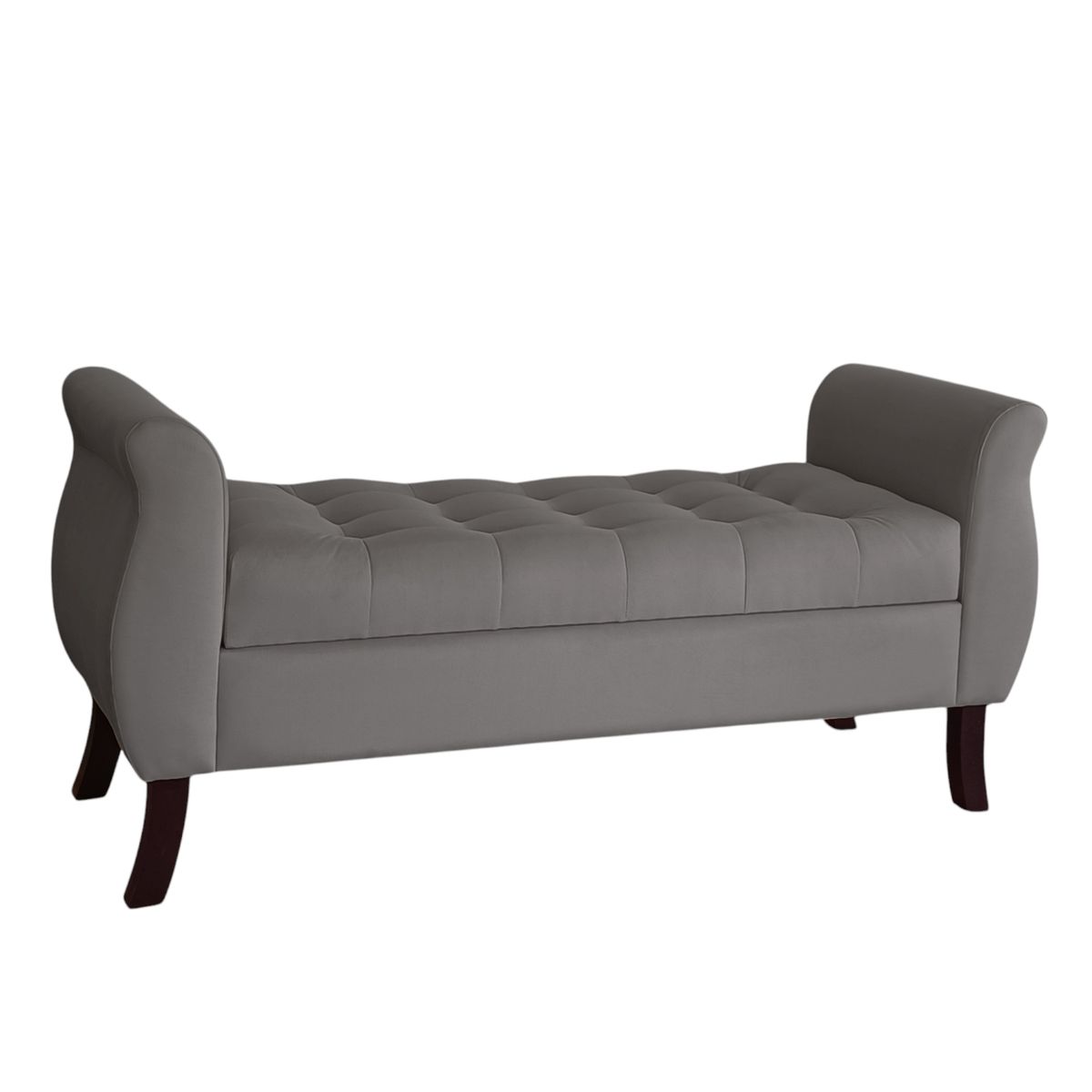 GENERICO - Banqueta Baúl Atenas Color Gris