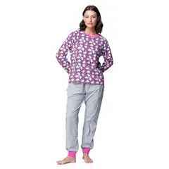 TOP - Pijama Largo Mujer Algodón Invierno Hello Kitty C1