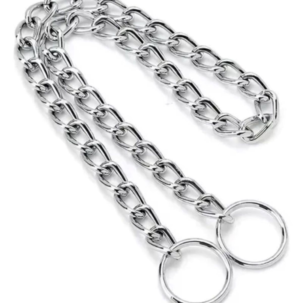 METALFER - Collar De Adiestramiento Canino Color Cromo Tamaño 55cm