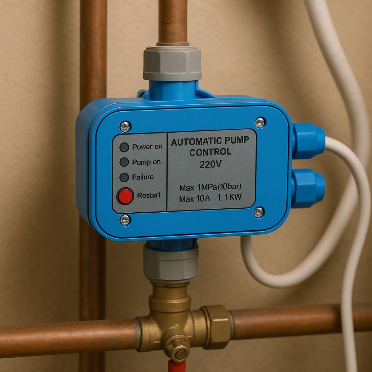 GUTSTARK - Controlador Electrónico Automatico Presion Para Bomba Agua