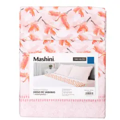 MASHINI - Sábanas Súper King 180 Hilos fauna