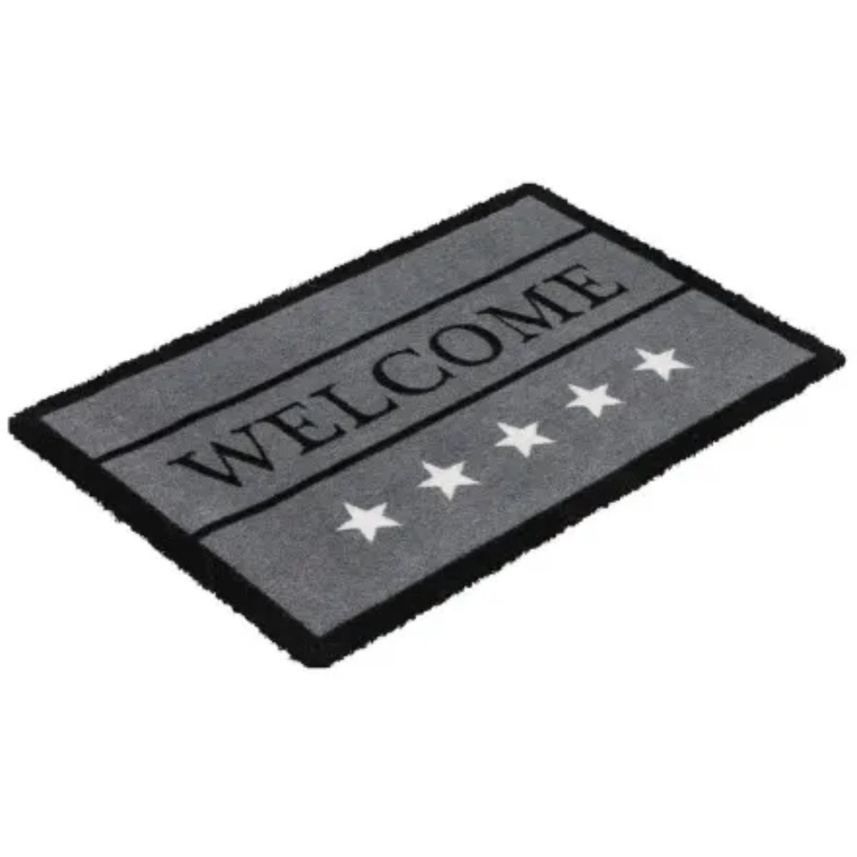 GENERICO - Alfombra Limpia Pies Limpieza Zapatos Hogar Bienvenida Gris