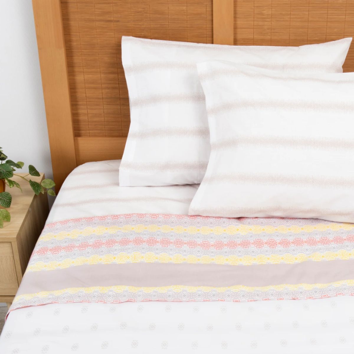 MASHINI - Sábanas Súper King 180 Hilos Mashini Citrus