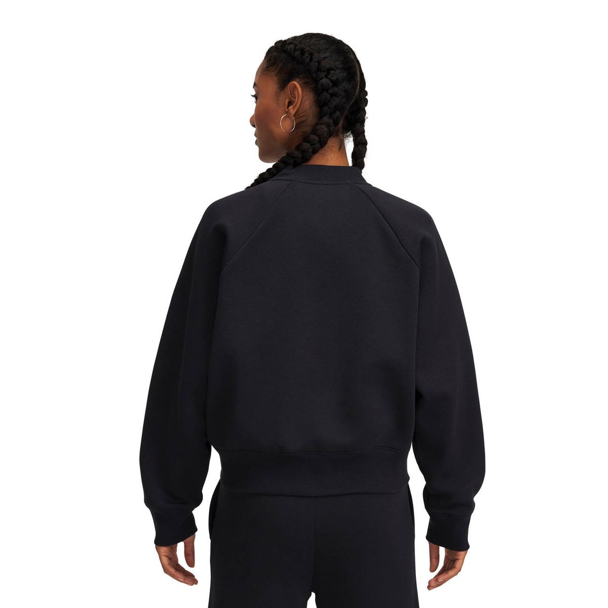 UNDER ARMOUR - Chaqueta Lifestyle mujer Rival Fleece Bomber negro UNDER ARMOUR