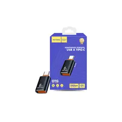 MOTOMO - Adaptador OTG USB a Tipo-C Color Negro