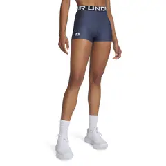 UNDER ARMOUR - Calzas Heatgear Shorty Para Mujer Gris
