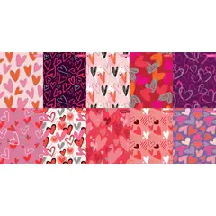GLAM - Cuaderno Glamtex Univesitario Tdura 100h 7mm Corazones 10u