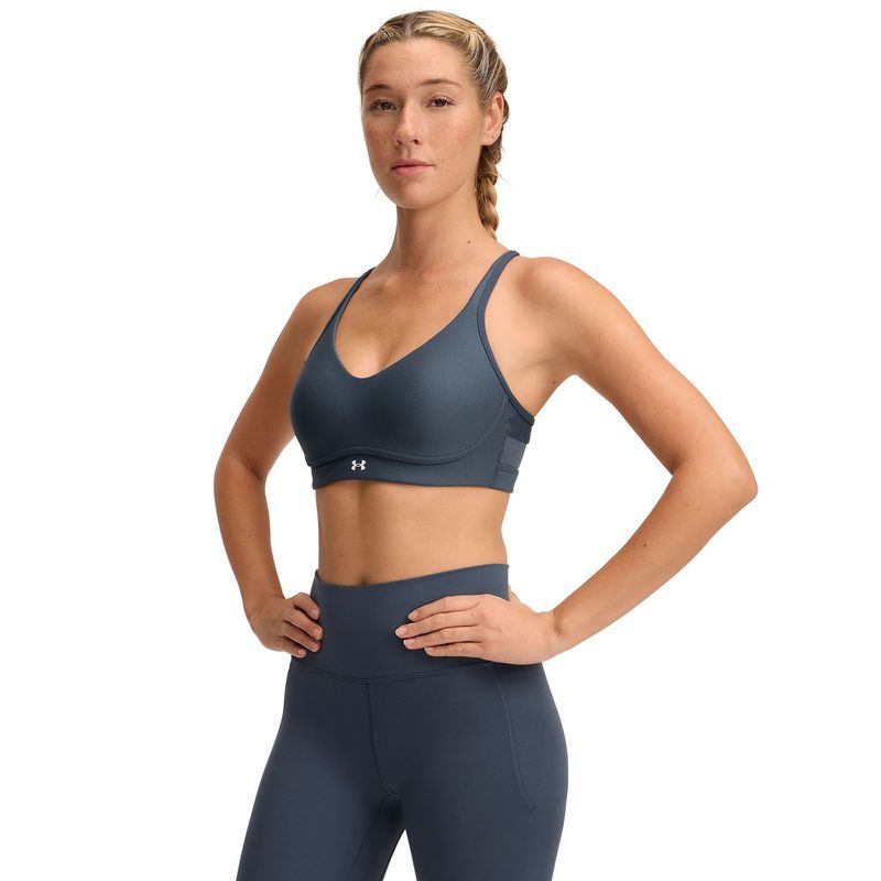 UNDER ARMOUR - Sostén Deportivo Infinity 2 Low Mujer Gris UNDER ARMOUR.-
