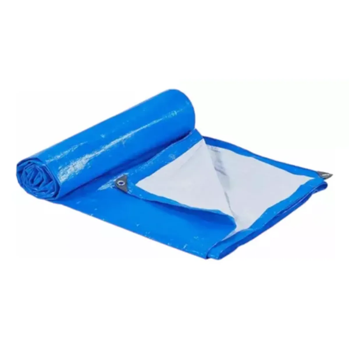 GENERICO - Lona Carpa Multiuso Impermeable Azul Con Ojales 6 X 4 Metros