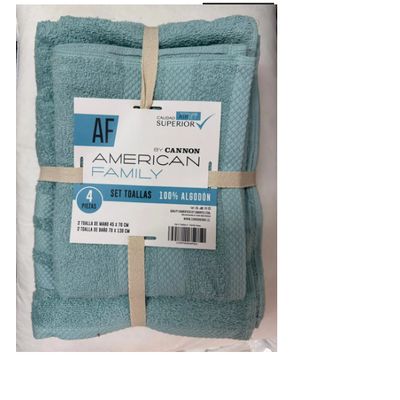 Imagen 2 del producto Set De Toalla Baño + Mano 4 Piezas De 400g Af By Aqua