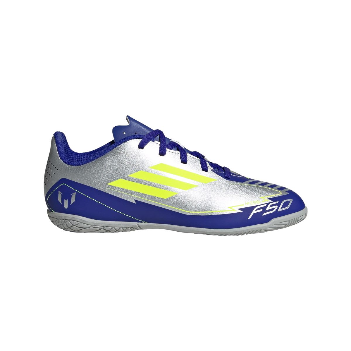 ADIDAS - Zapatos de fútbol F50 Club Messi Cancha cubierta Infantil