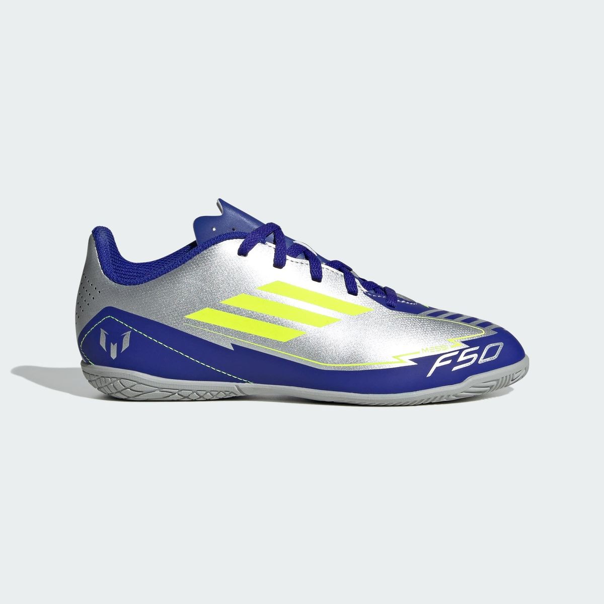 ADIDAS - Zapatos de fútbol F50 Club Messi Cancha cubierta Infantil