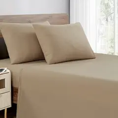 ANDES - SABANA POLAR LISA BEIGE 2 PLAZAS