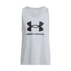 UNDER ARMOUR - Polera Sin Mangas Sportstyle Hombre Gris