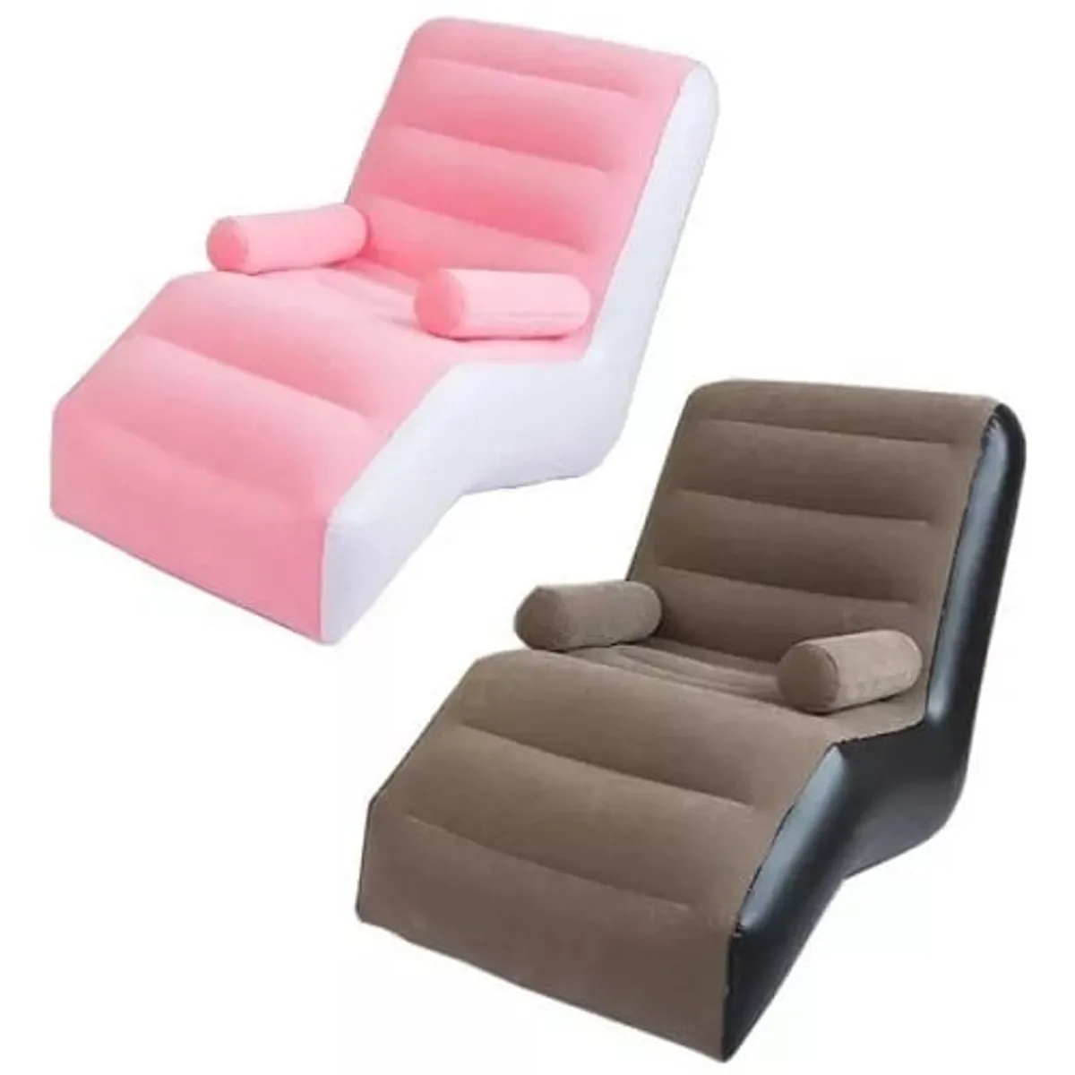 GENERICO - Sofa Sillon Silla Puff Inflable + Bomba Manual