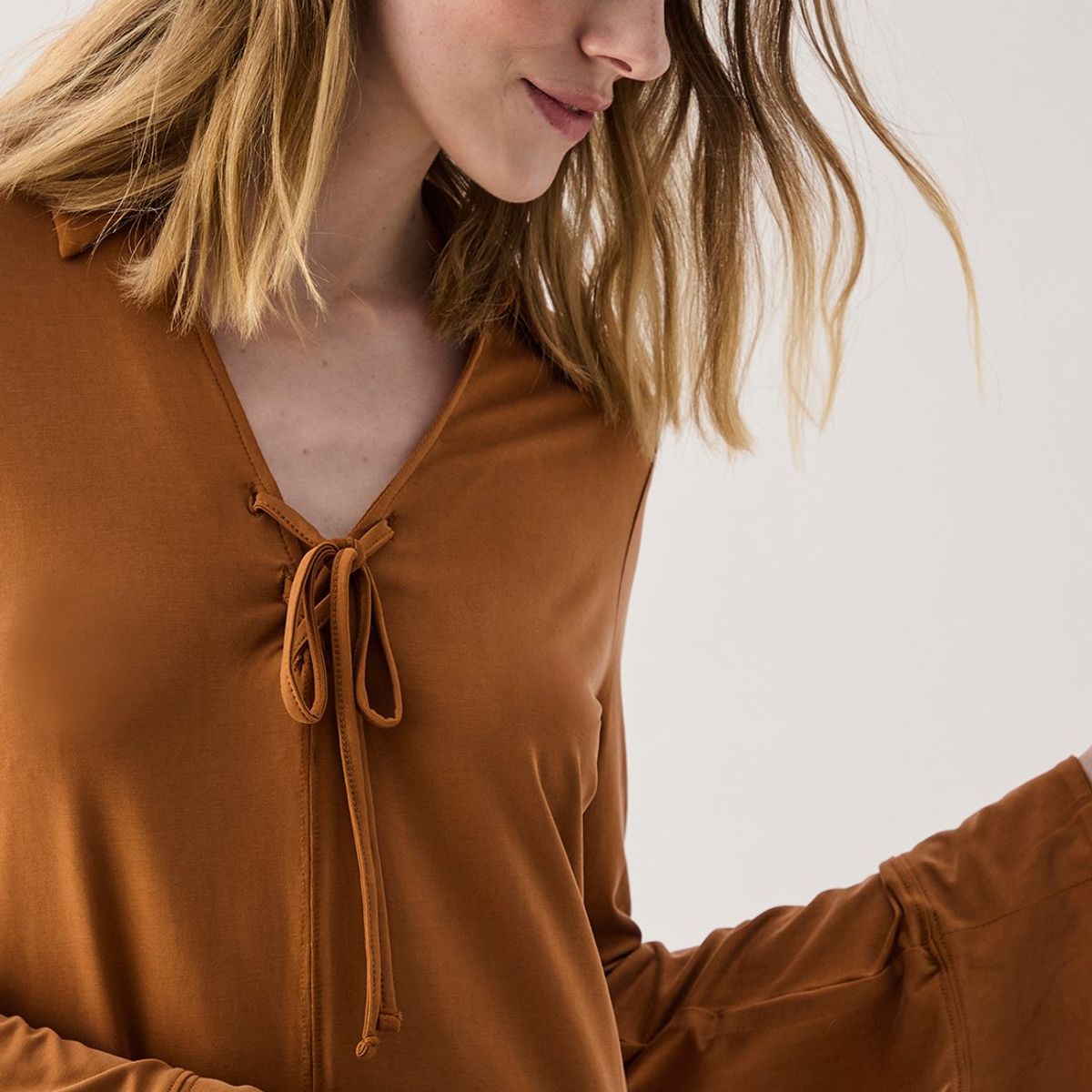 ASH - Vestido Corto Avellana Mujer Ash