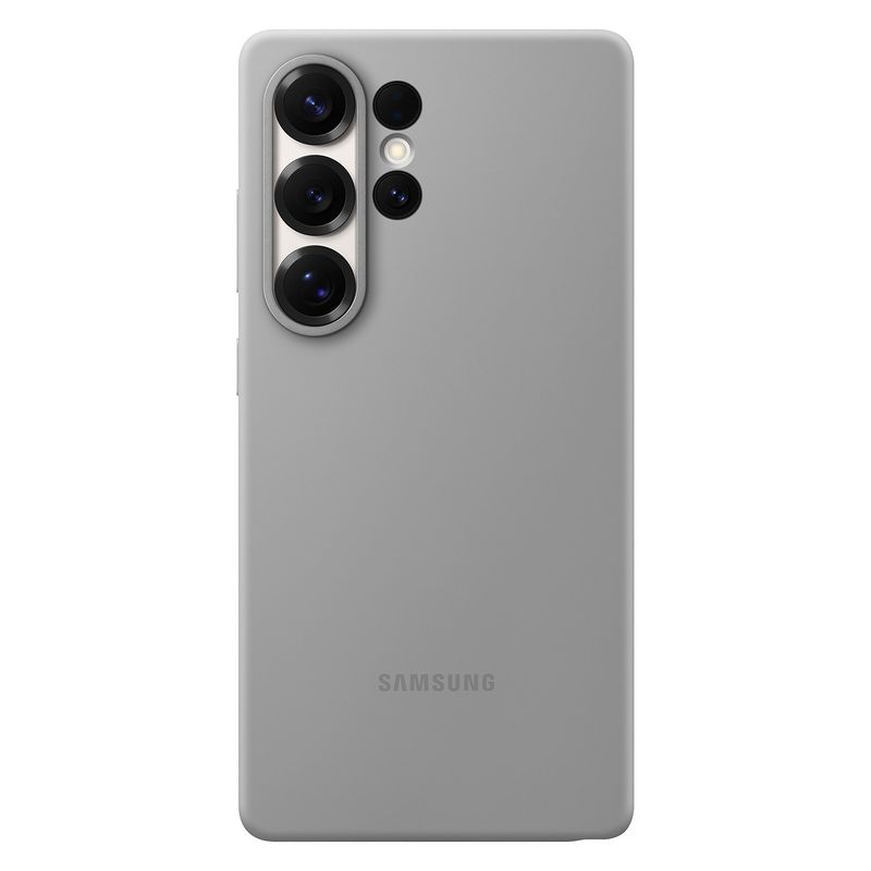 SAMSUNG - Carcasa de Silicona Color Gris Galaxy S25 Ultra