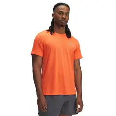 UNDER ARMOUR - Polera Manga Corta Launch Hmbre Naranja