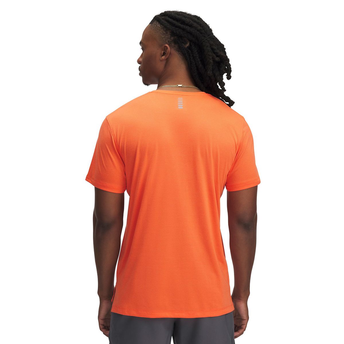 UNDER ARMOUR - Polera Manga Corta Launch Hmbre Naranja UNDER ARMOUR