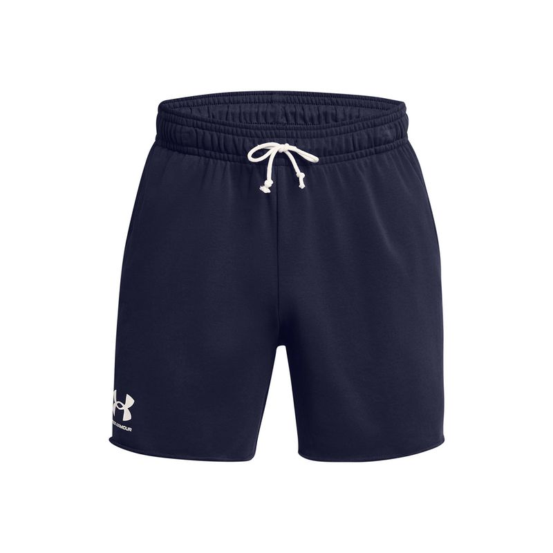 UNDER ARMOUR - Shorts UA Rival Terry Hombre Azul Marino UNDER ARMOUR