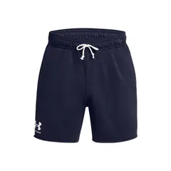UNDER ARMOUR - Shorts UA Rival Terry Hombre Azul Marino