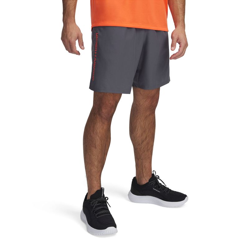 UNDER ARMOUR - Shorts UA Tech Woven Wordmark Hombre Gris UNDER ARMOUR