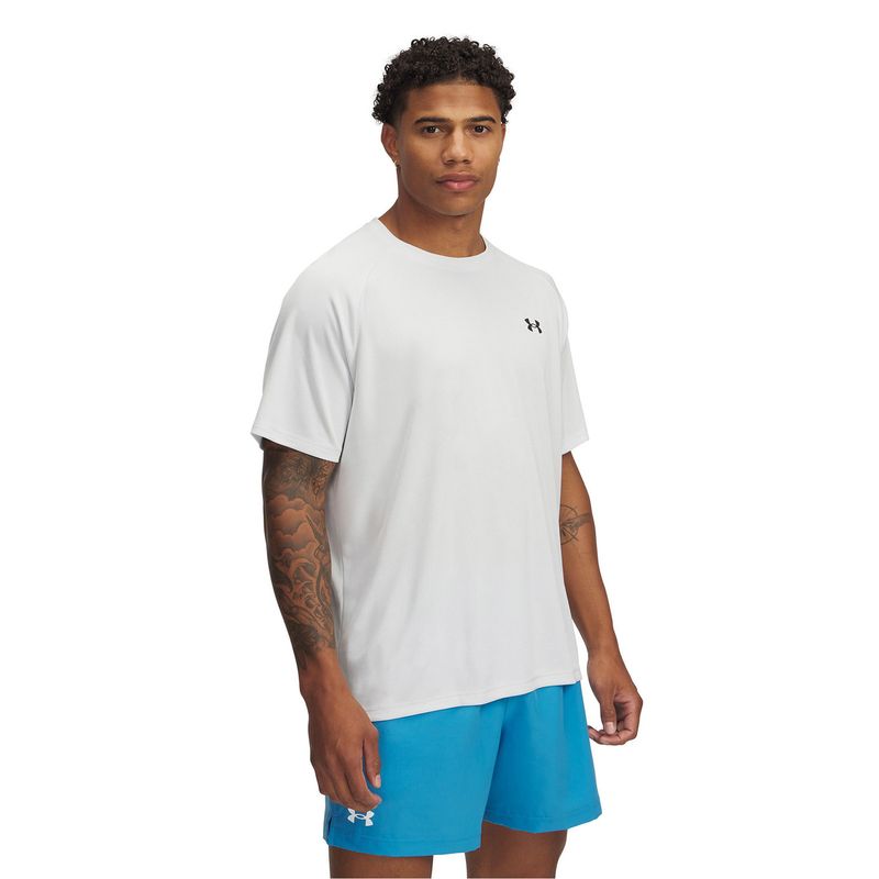 UNDER ARMOUR - Polera Manga Corta UA Tech Hombre Gris UNDER ARMOUR